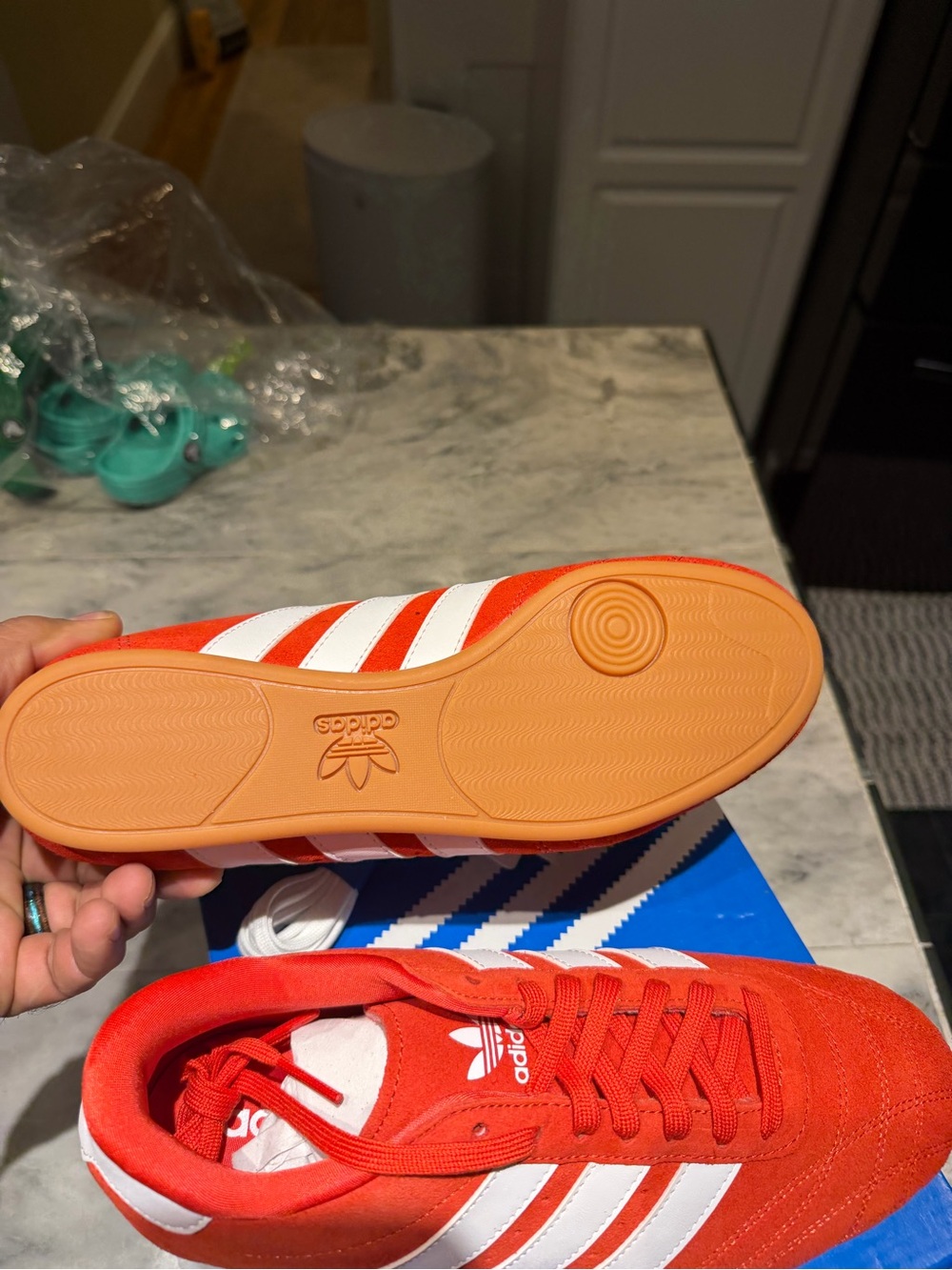 adidas taekwondo lace Sneakers with White Stripes - Picture 7 of 11